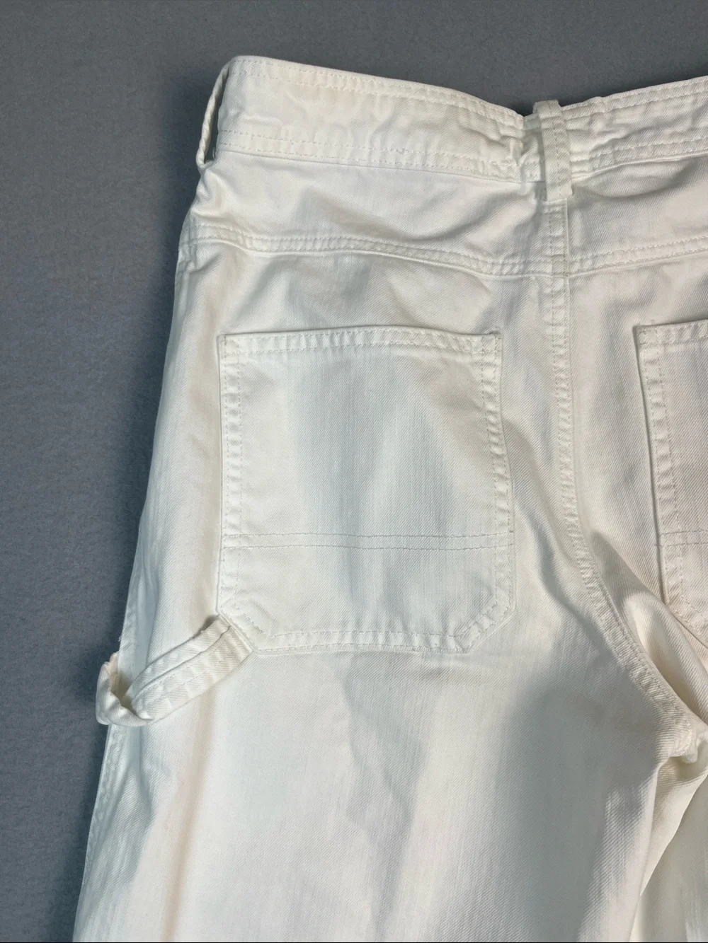 Free People Baggy Carpenter/Utility Pant with Raw hem Size: 6